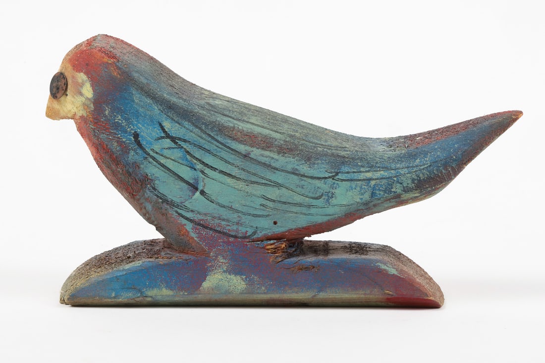 Joe Sleep Attributed Bird Carving - 3