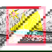 Joe Sleep Masted Ship: Joe Sleep (1914-1978) began painting while recovering in hospital. He soon rejected the "paint by numbers" approach and, before long, was creating unique folk paintings.