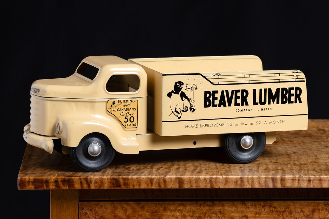 Otaco Minnitoys "Beaver Lumber" Dump Truck - 9