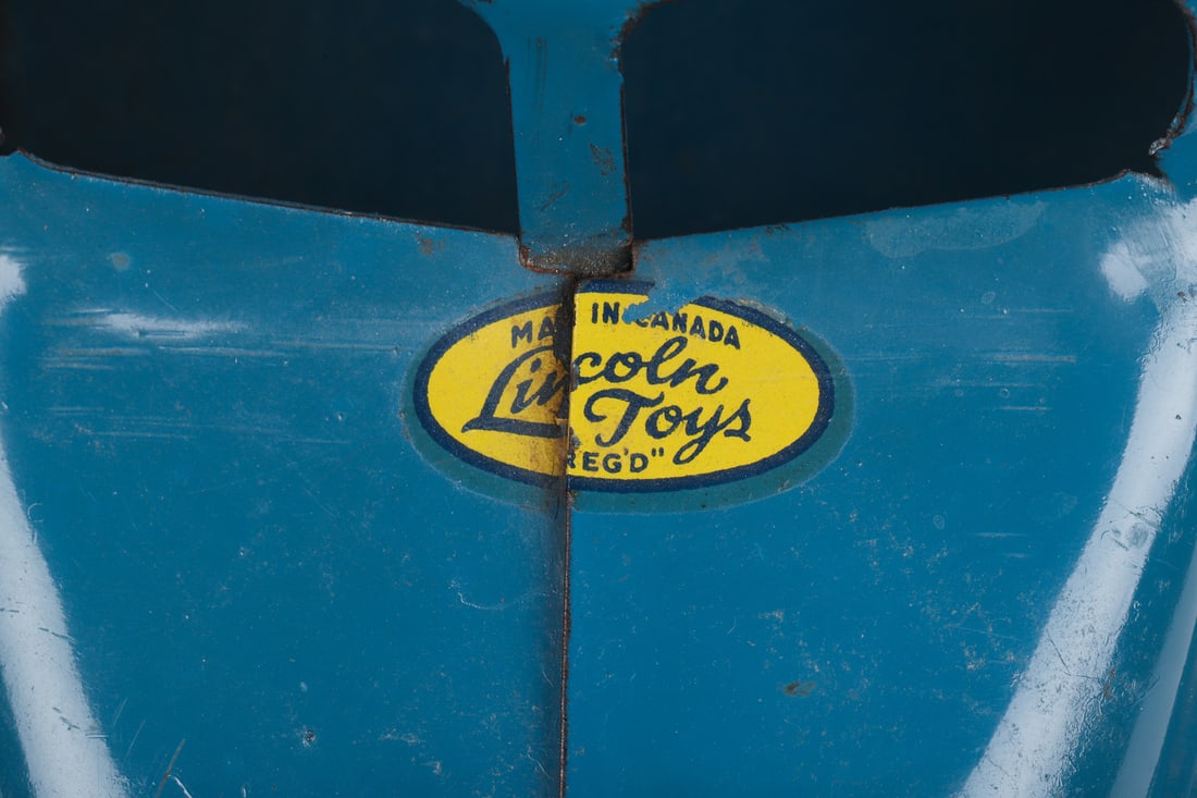 Lincoln Toys "Trans Canada Service" Tractor Trailer (Blue/Gray) - 9