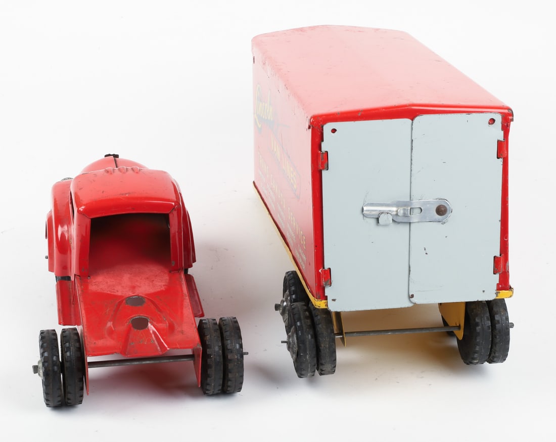 Lincoln Toys "Trans Canada Service" Tractor Trailer - 5