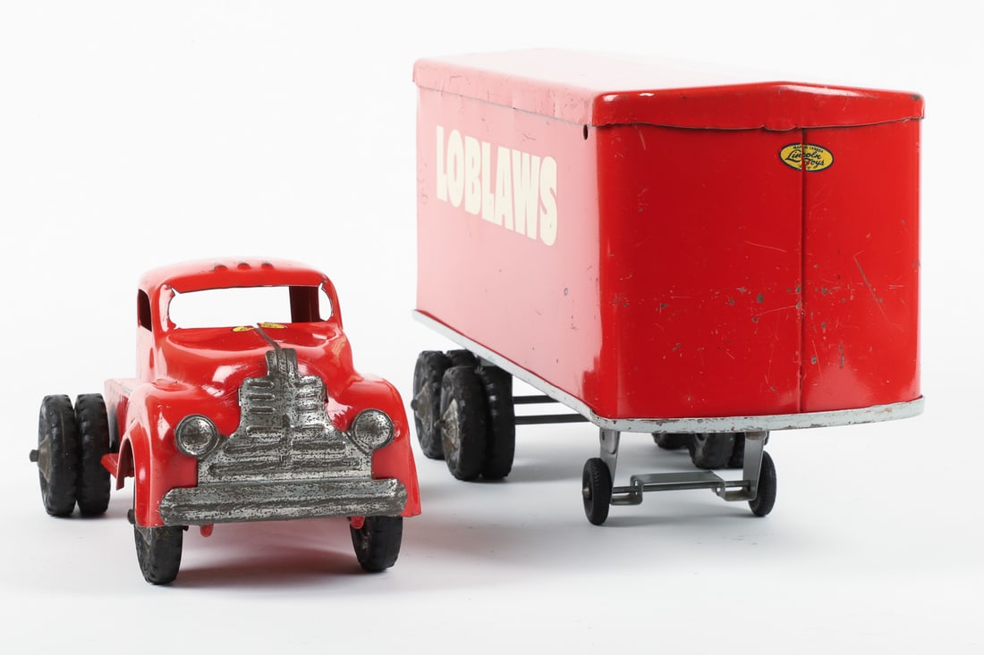 Lincoln Toys "Loblaws" Tractor Trailer - 4