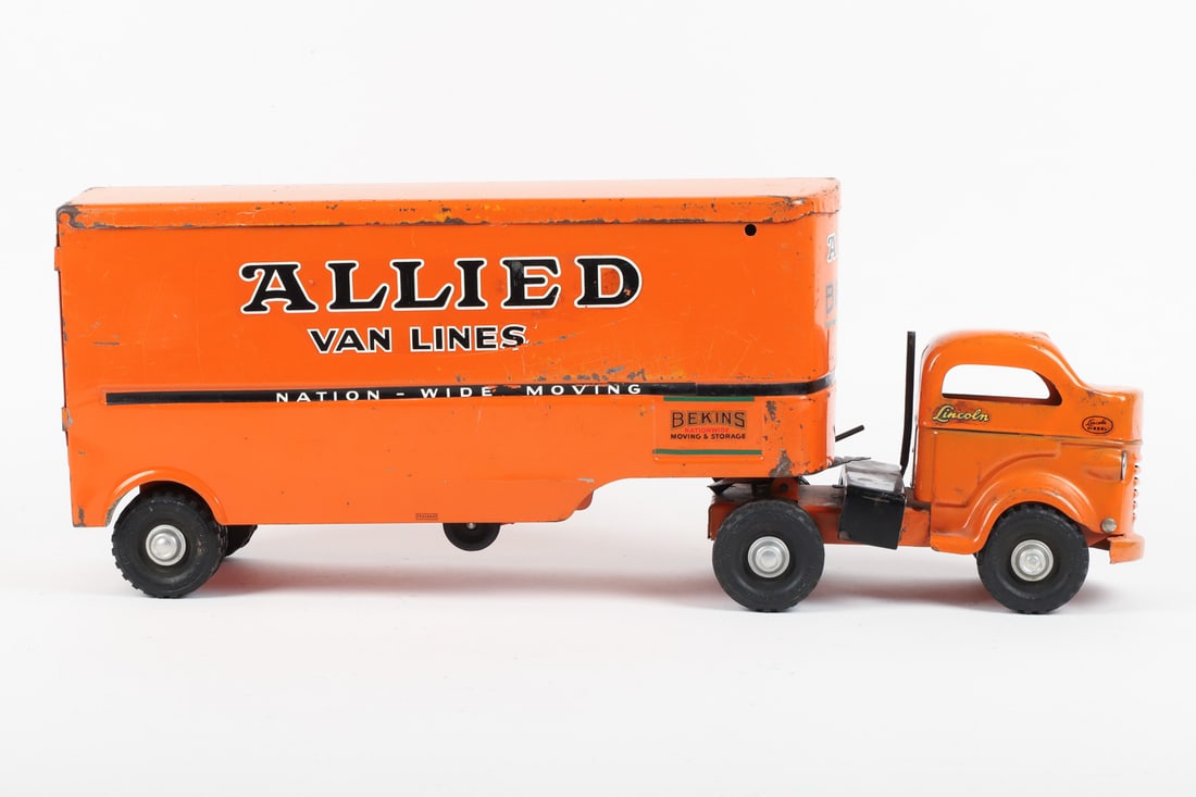 Lincoln Toys "Allied Van Lines" Tractor Trailer - 3