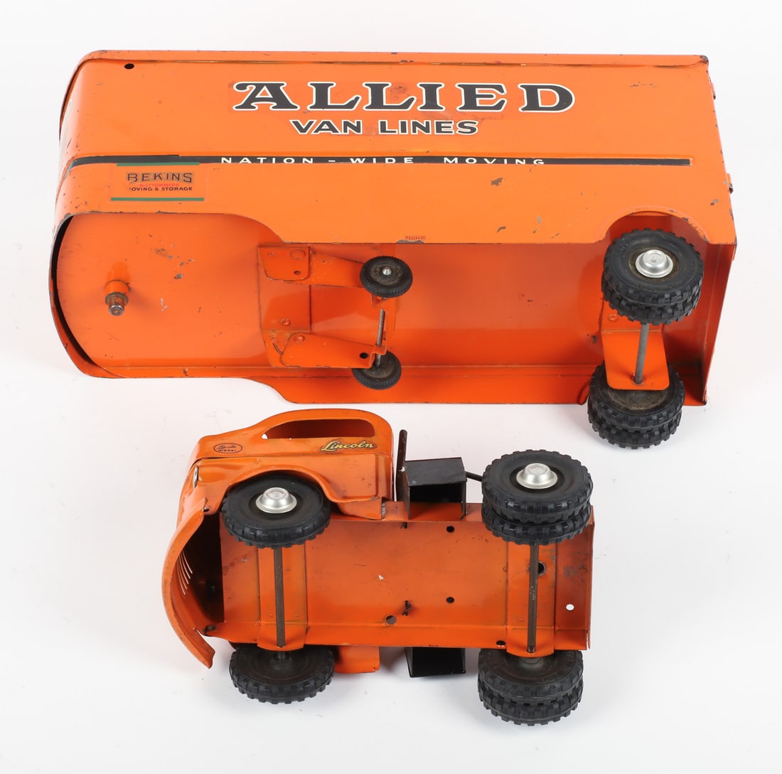 Lincoln Toys "Allied Van Lines" Tractor Trailer - 6
