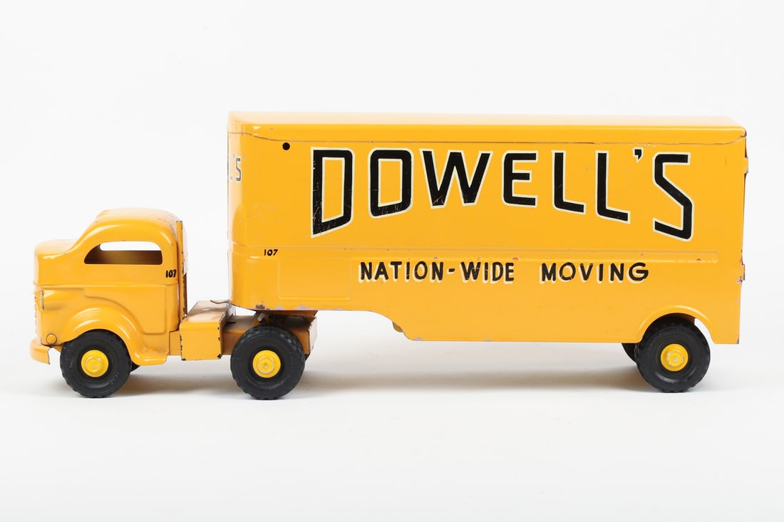Lincoln Toys "Dowell's Nation-Wide Moving" Tractor Trailer - 2
