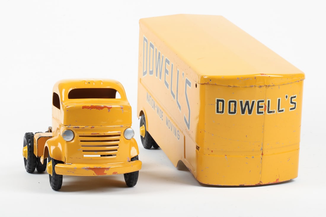 Lincoln Toys "Dowell's Nation-Wide Moving" Tractor Trailer - 4