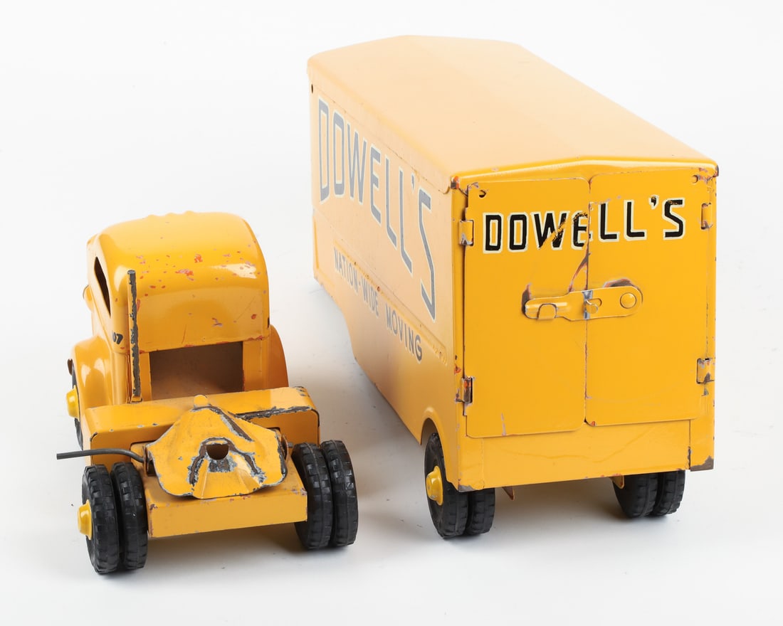 Lincoln Toys "Dowell's Nation-Wide Moving" Tractor Trailer - 5