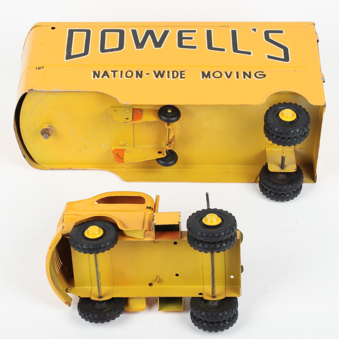 Lincoln Toys "Dowell's Nation-Wide Moving" Tractor Trailer - 8