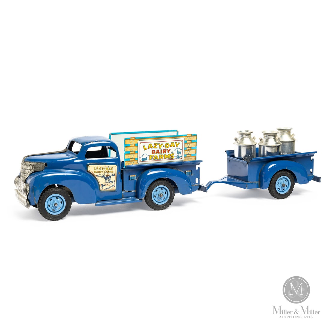 Marx Lazy-Day Dairy Farms Truck-and-Trailer Set (1 of 13)