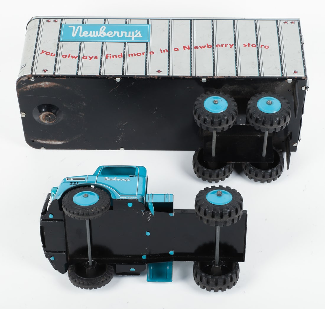 Marx Lumar "Newberry's" Tractor Trailer - 8