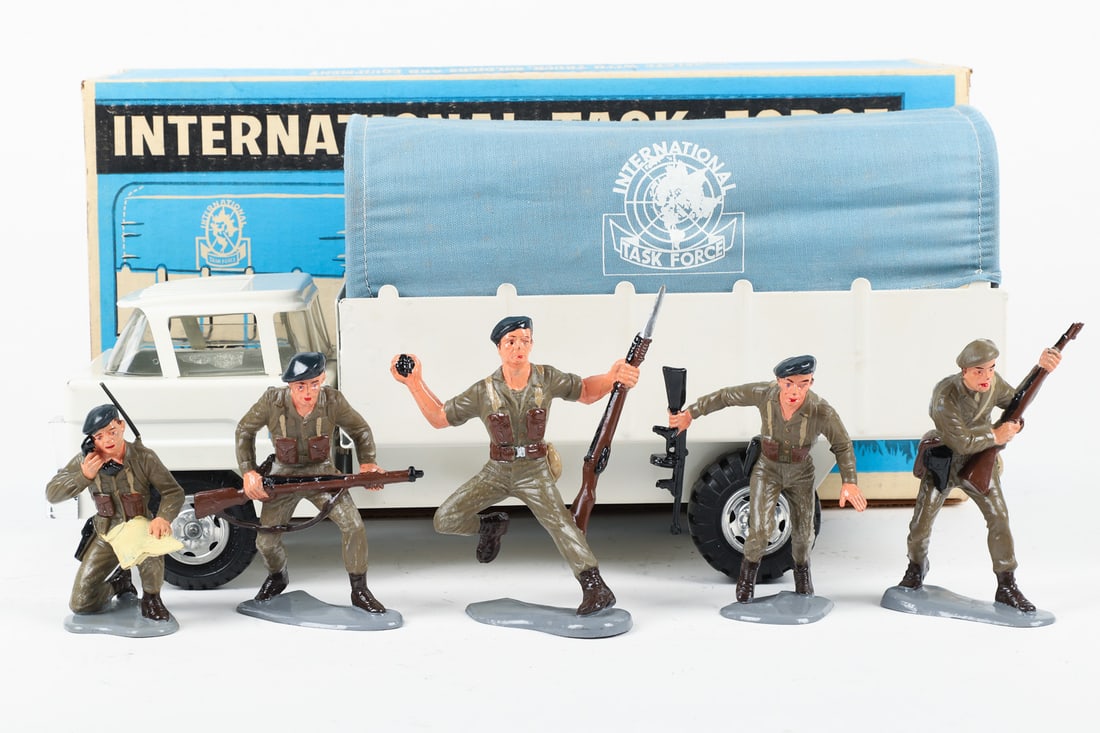 Marx Lumar International Task Force Set With Original Box - 9