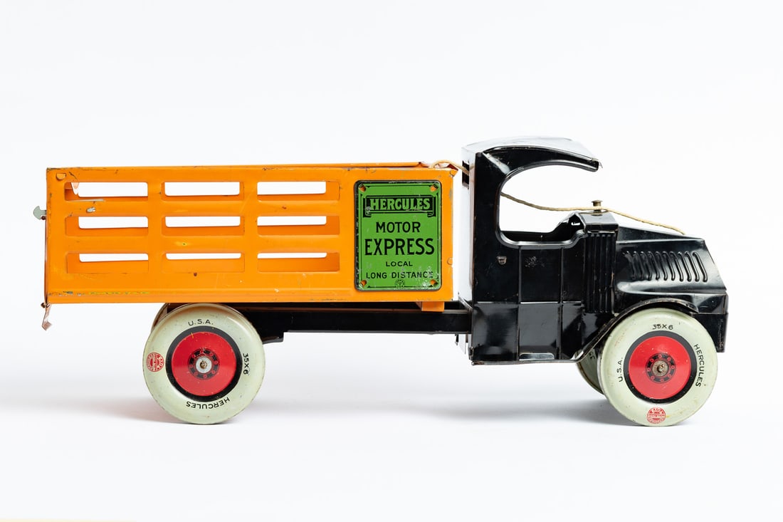 J. Chein "Hercules Motor Express" MACK Stake Truck - 3