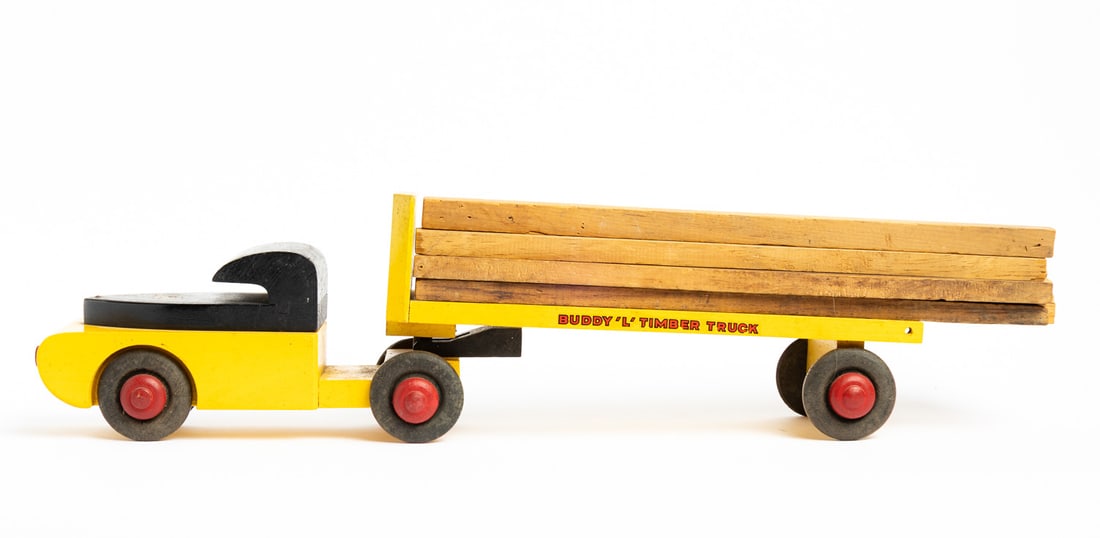 Buddy "L" Wooden Timber Truck - 2