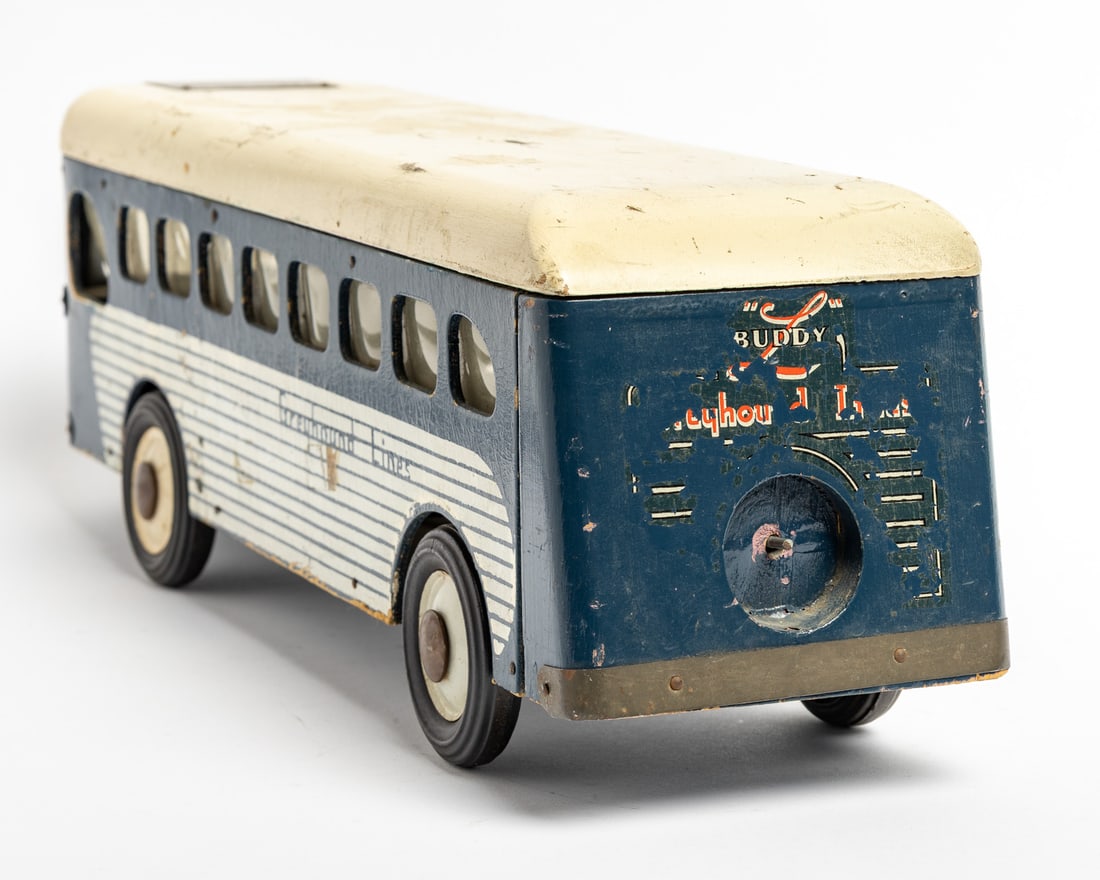 Buddy "L" Wooden "Greyhound Lines" Bus - 5
