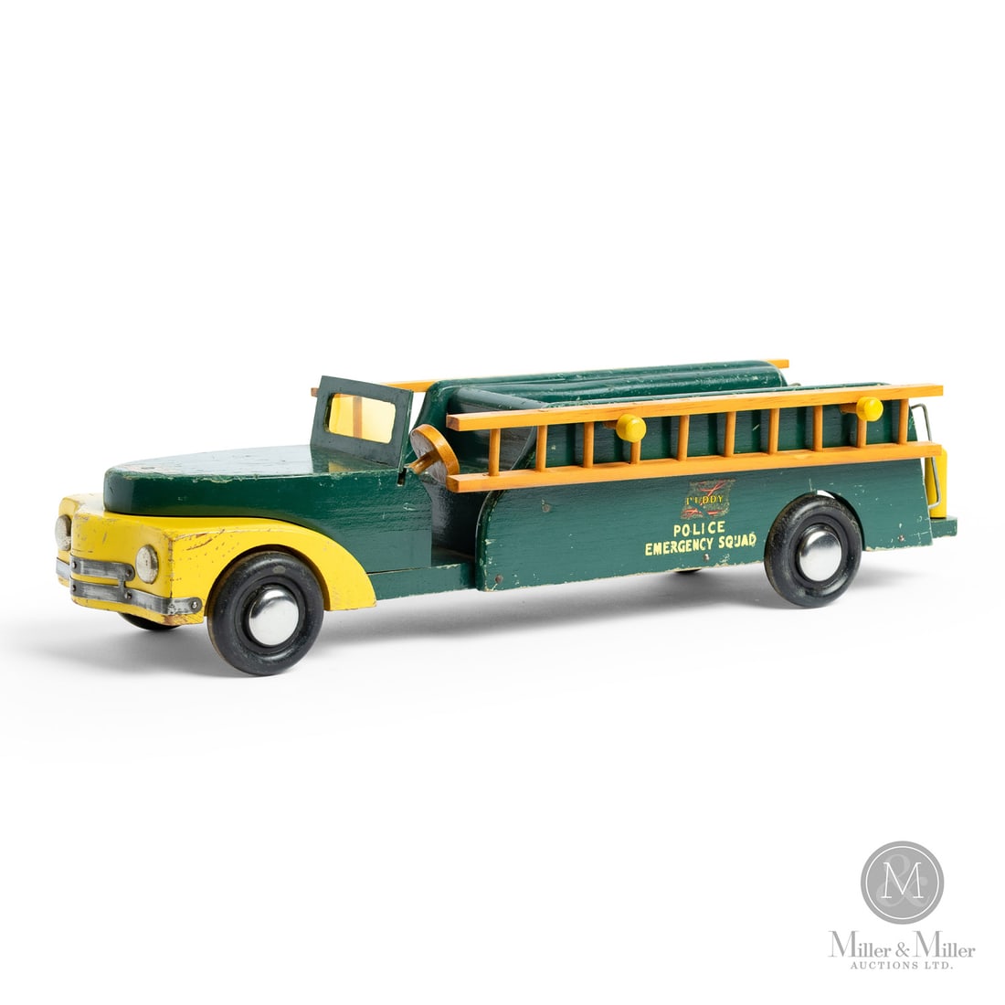 Buddy "L" Wooden "Police Emergency Squad" Truck (1 of 9)