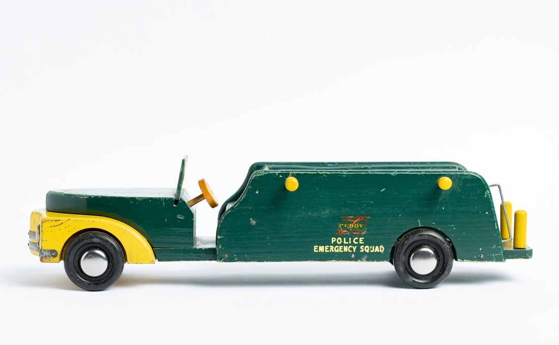 Buddy "L" Wooden "Police Emergency Squad" Truck - 2