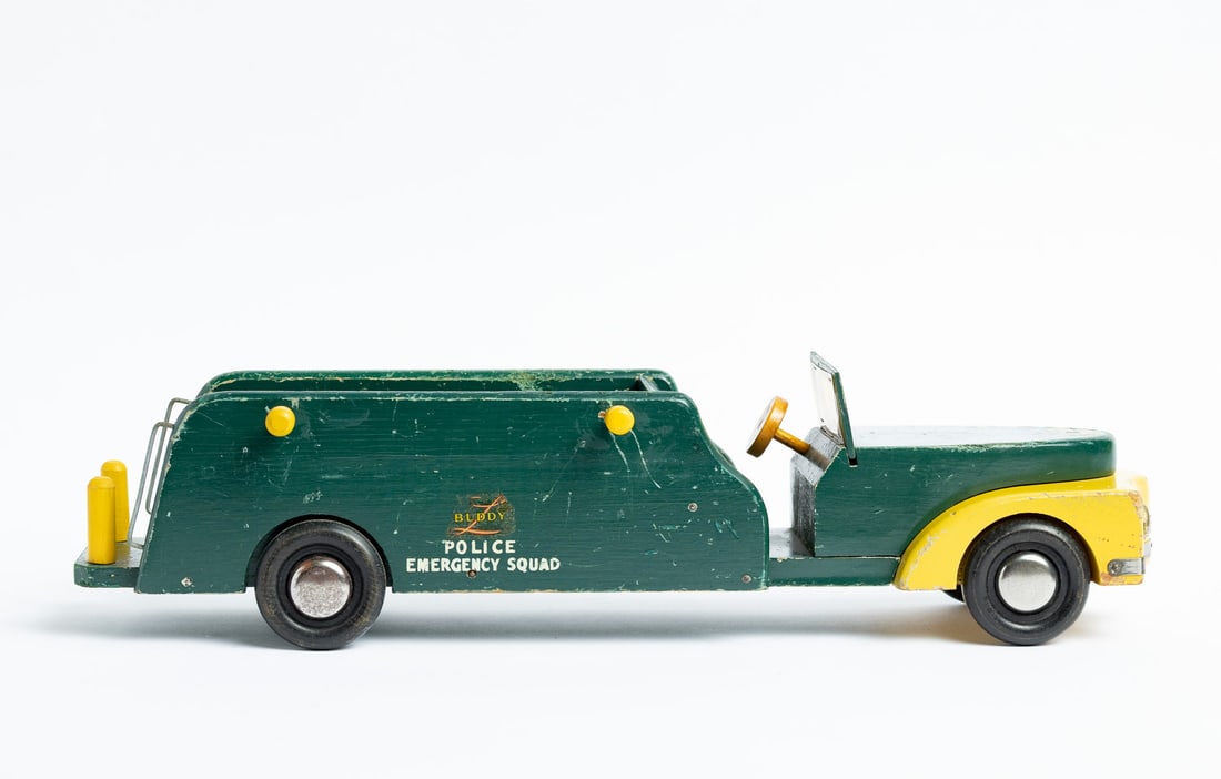 Buddy "L" Wooden "Police Emergency Squad" Truck - 3