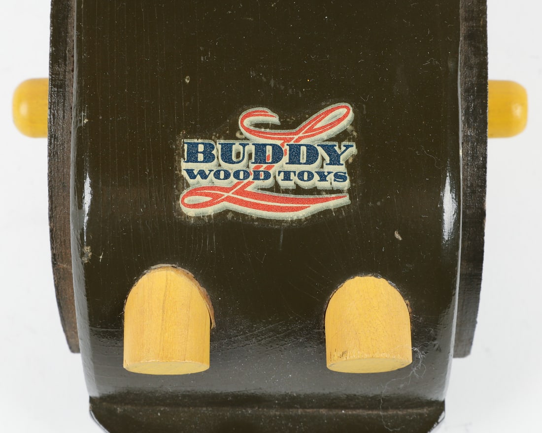 Pair of "Buddy L" Wooden Military Trucks - 11