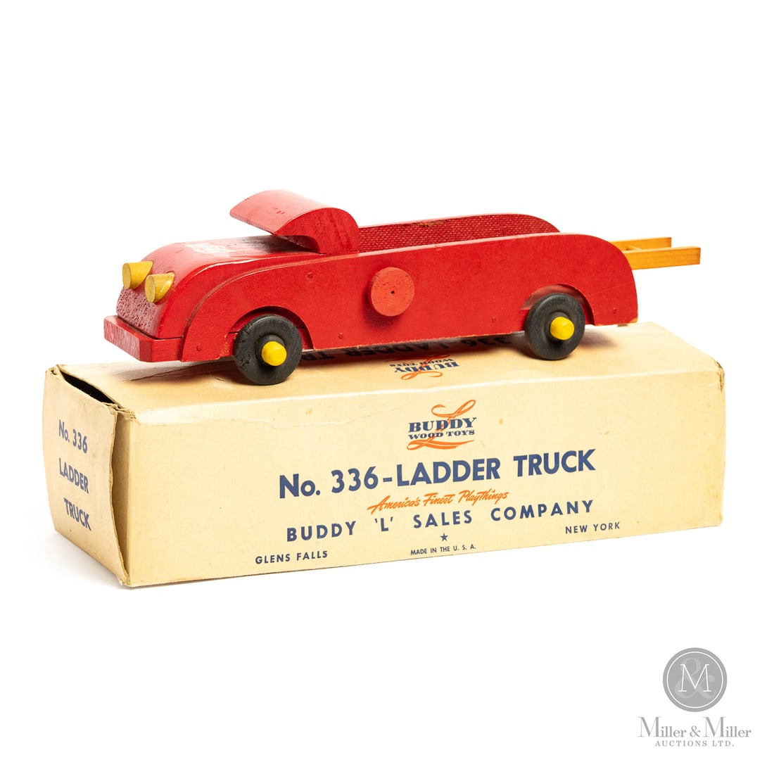 Buddy "L" Wooden Ladder Truck No. 336 (1 of 10)