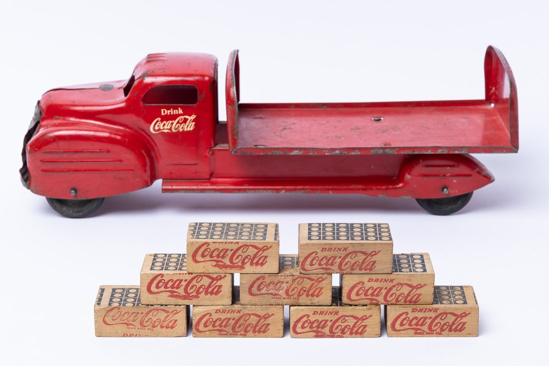 Lincoln Toys Coca-Cola Delivery Truck - 8
