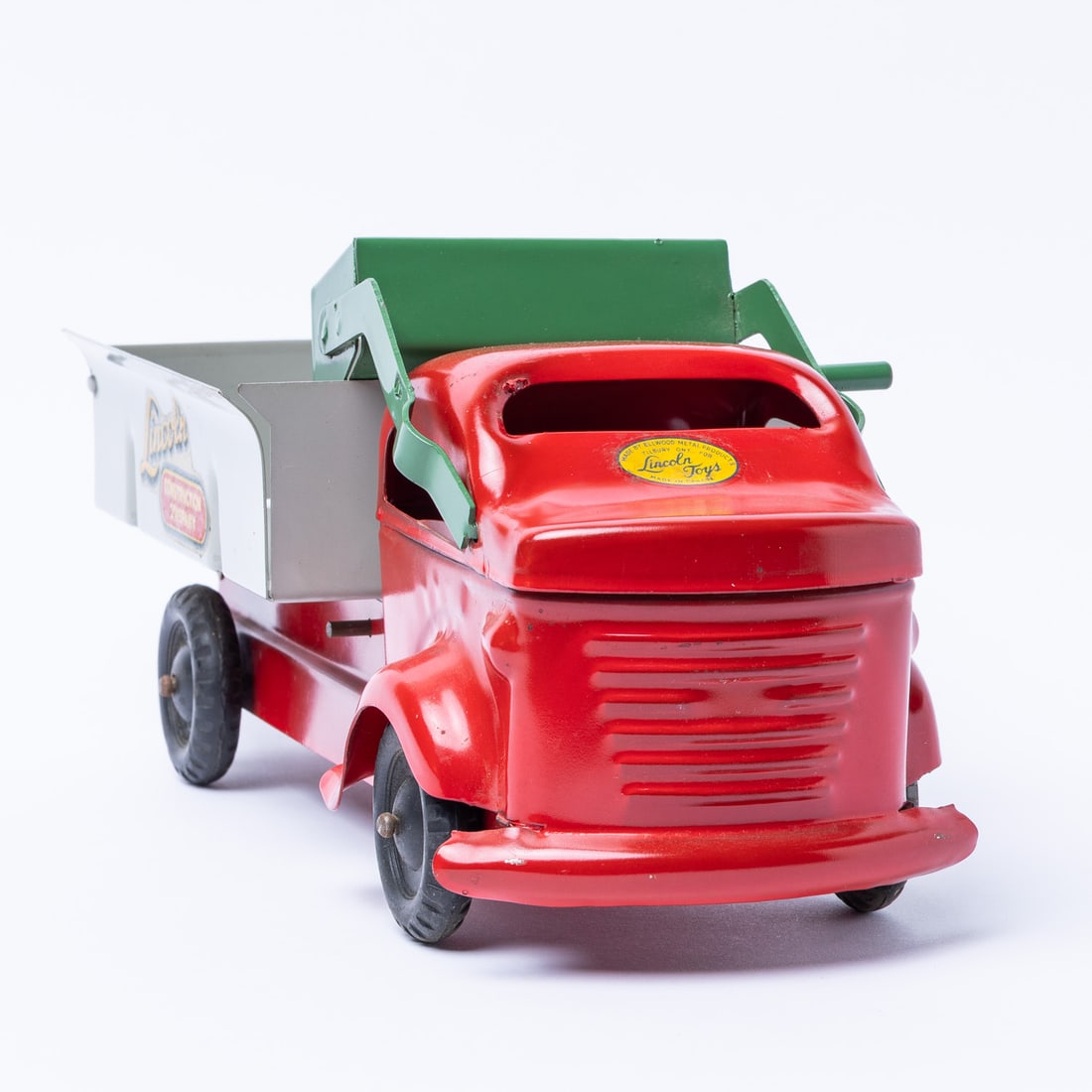 Lincoln Toys "Lincoln Construction Company" Bulldozer Dump Truck - 4