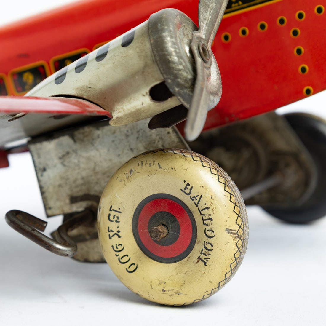 Marx TWA U.S. Mail Windup Airplane - 9