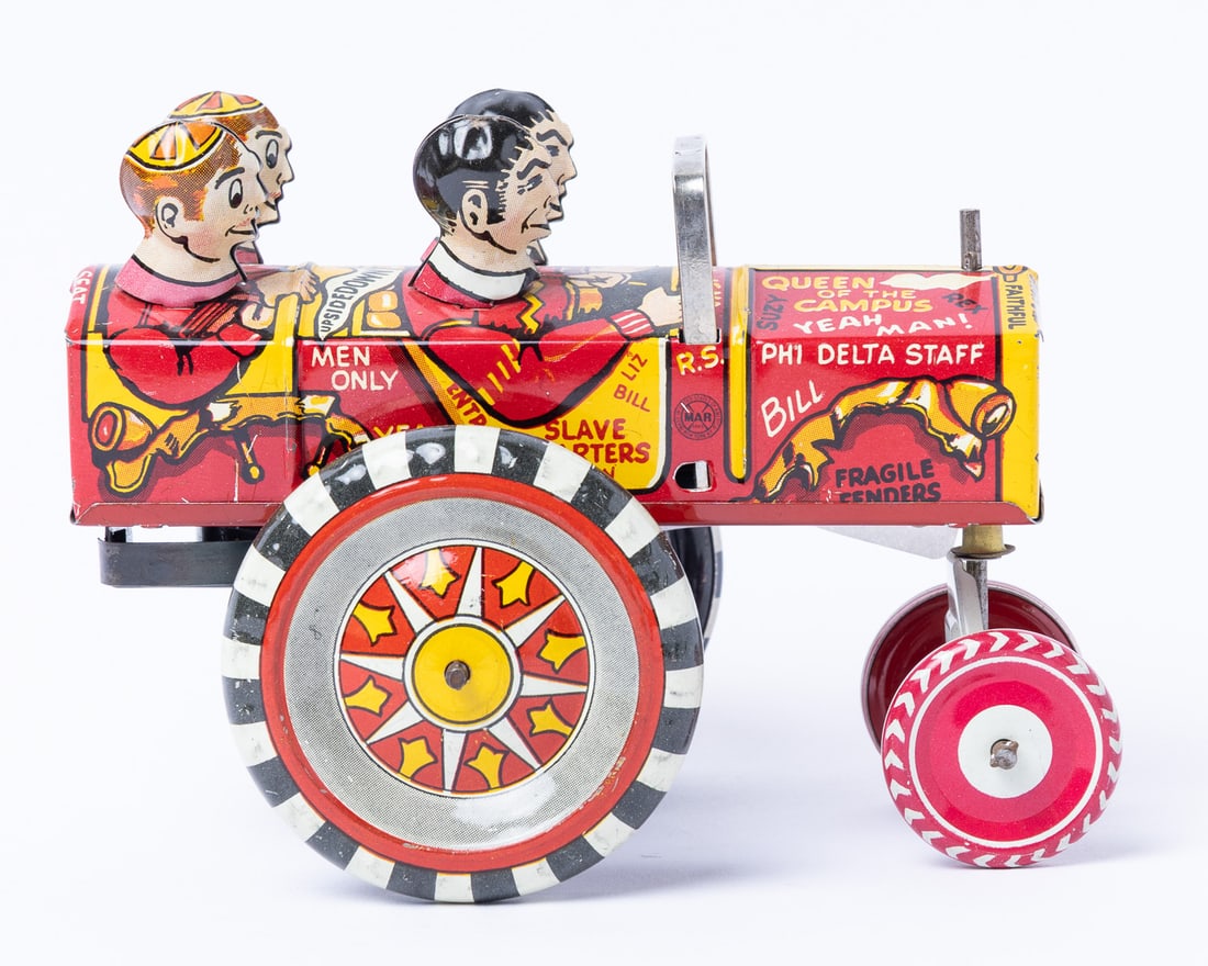 Marx "Old Jalopy College" Crazy Car - 3