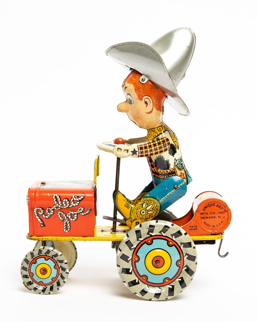 Unique Art "Rodeo Joe" Crazy Car Wind-up - 2