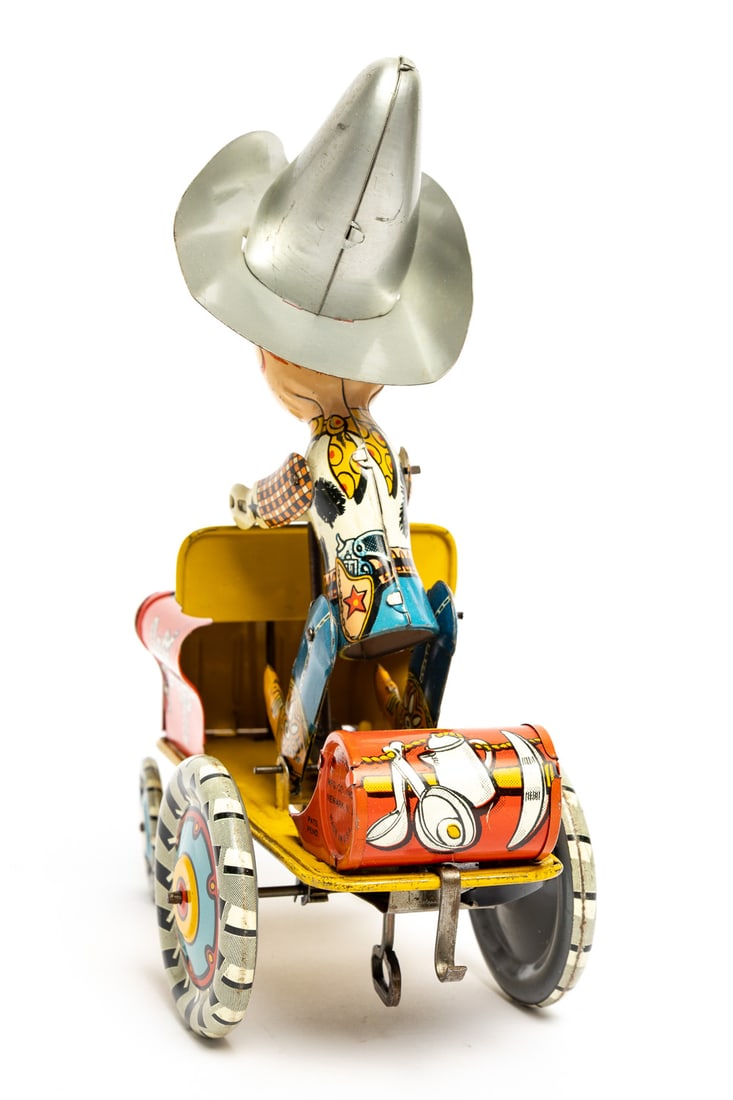 Unique Art "Rodeo Joe" Crazy Car Wind-up - 5