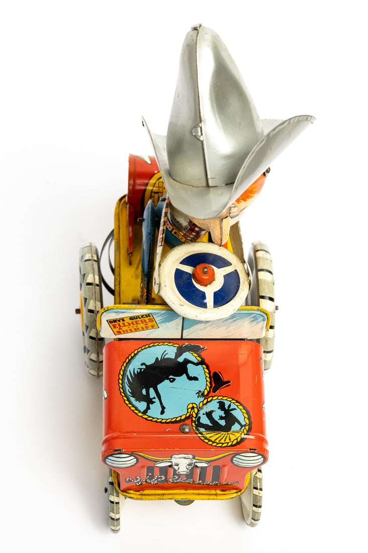 Unique Art "Rodeo Joe" Crazy Car Wind-up - 6