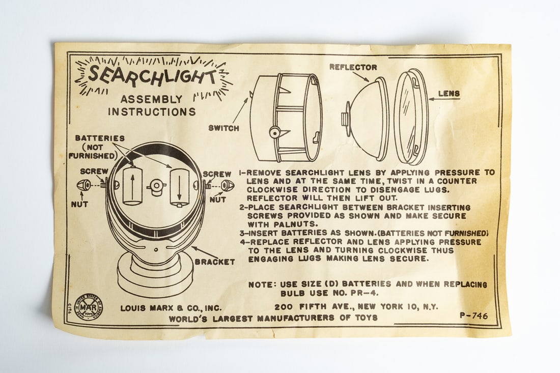 Marx Lumar U.S. Air Force Searchlight Truck - 8