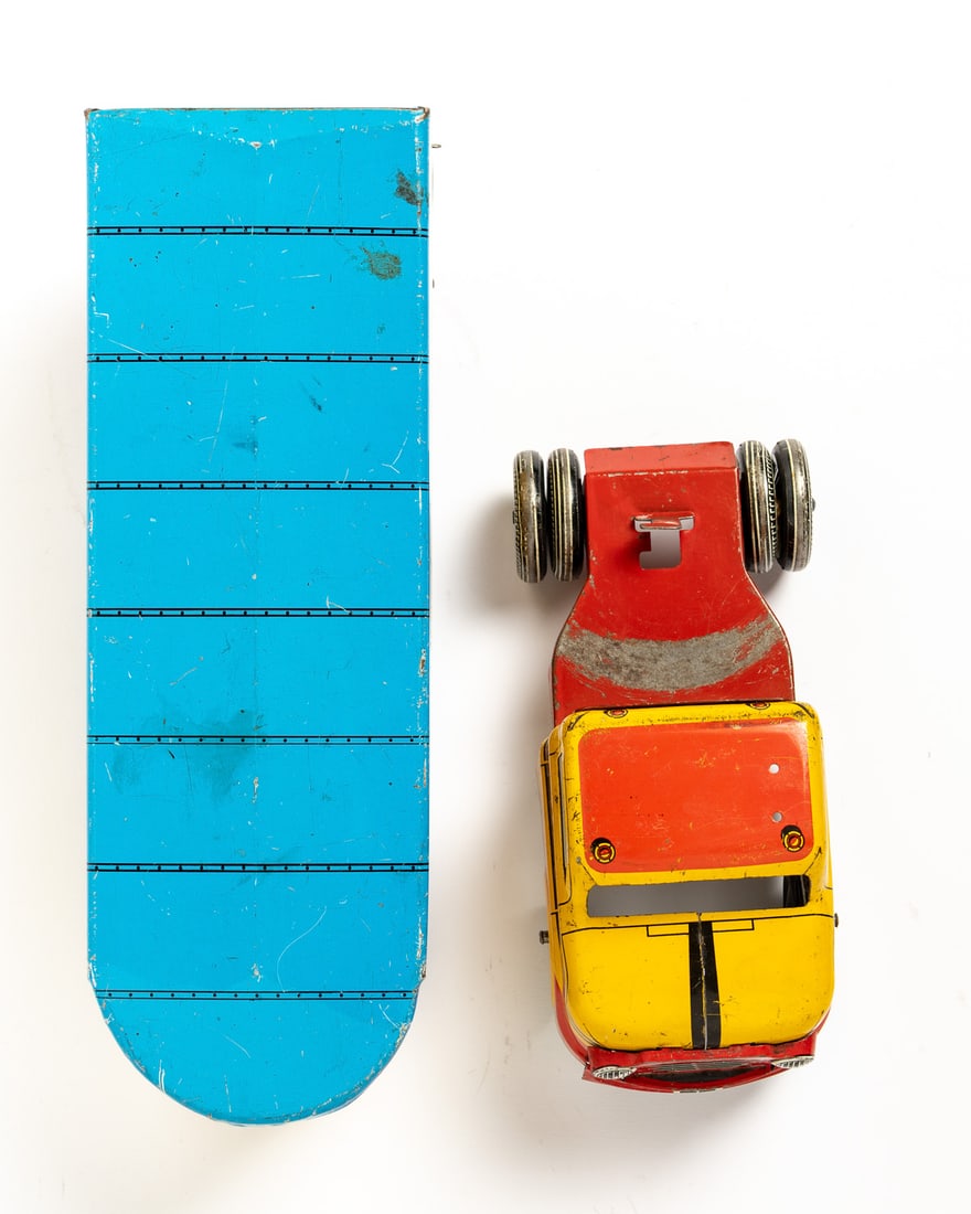 Pair of Marx Tractor Trailers (East-West Coast and Marcrest Livestock) - 7