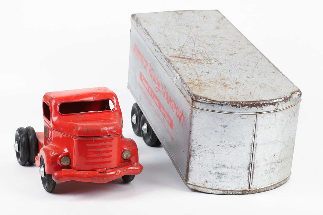 Otaco Minnitoys "Hi-way Transport" Tractor Trailer - 4