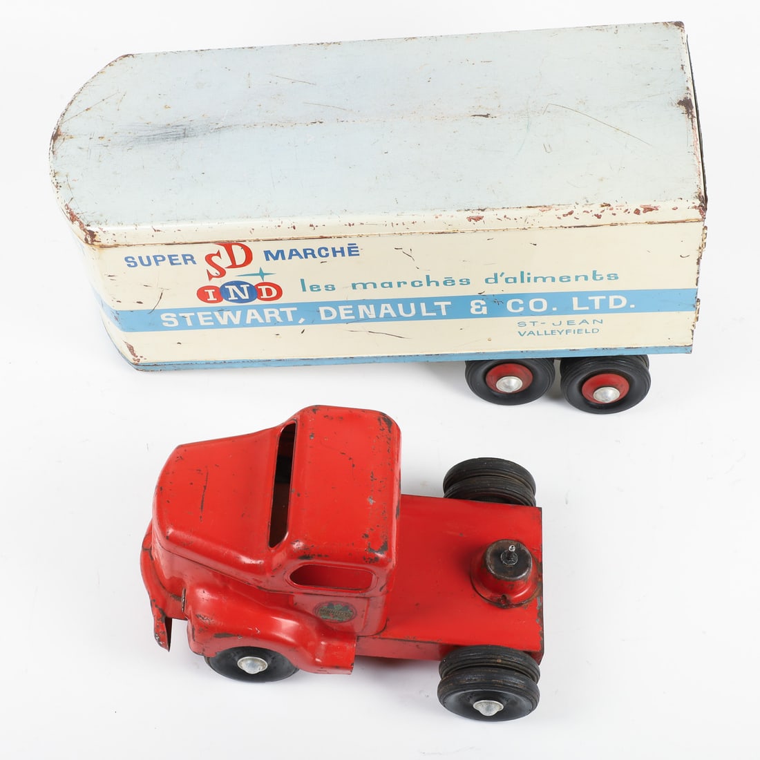 Otaco Minnitoys "Stewart, Denault & Co. Ltd." Tractor Trailer - 8