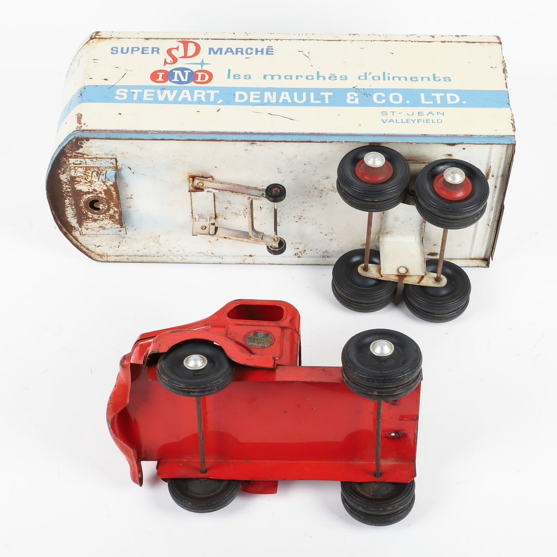 Otaco Minnitoys "Stewart, Denault & Co. Ltd." Tractor Trailer - 9