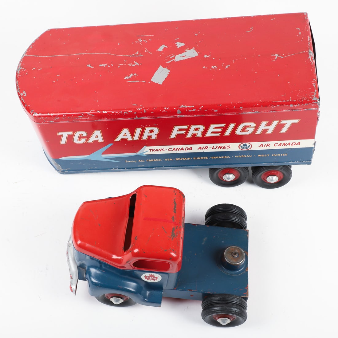 Otaco Minnitoys "TCA Air Freight" Tractor Trailer - 8