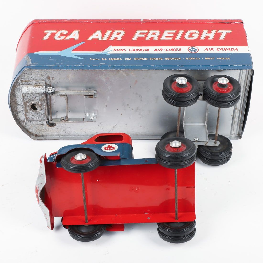 Otaco Minnitoys "TCA Air Freight" Tractor Trailer - 9