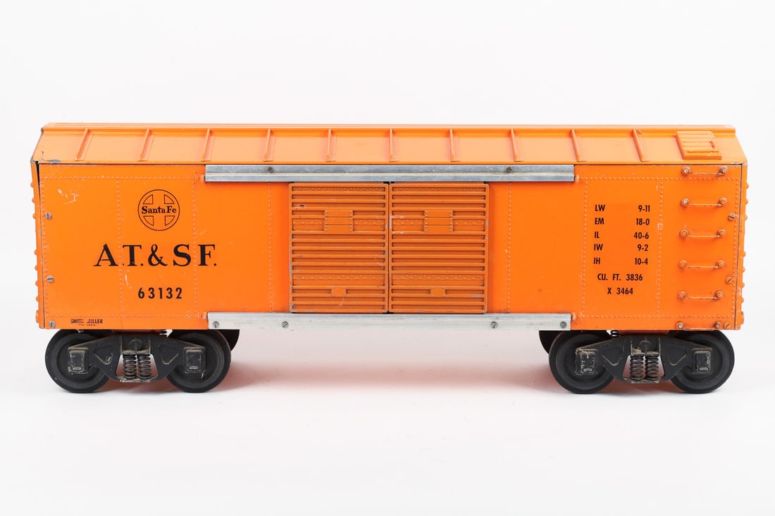 Smith-Miller "Santa Fe A.T.&S.F." Toy Storage Box Car - 2