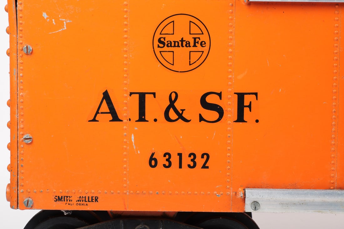 Smith-Miller "Santa Fe A.T.&S.F." Toy Storage Box Car - 3
