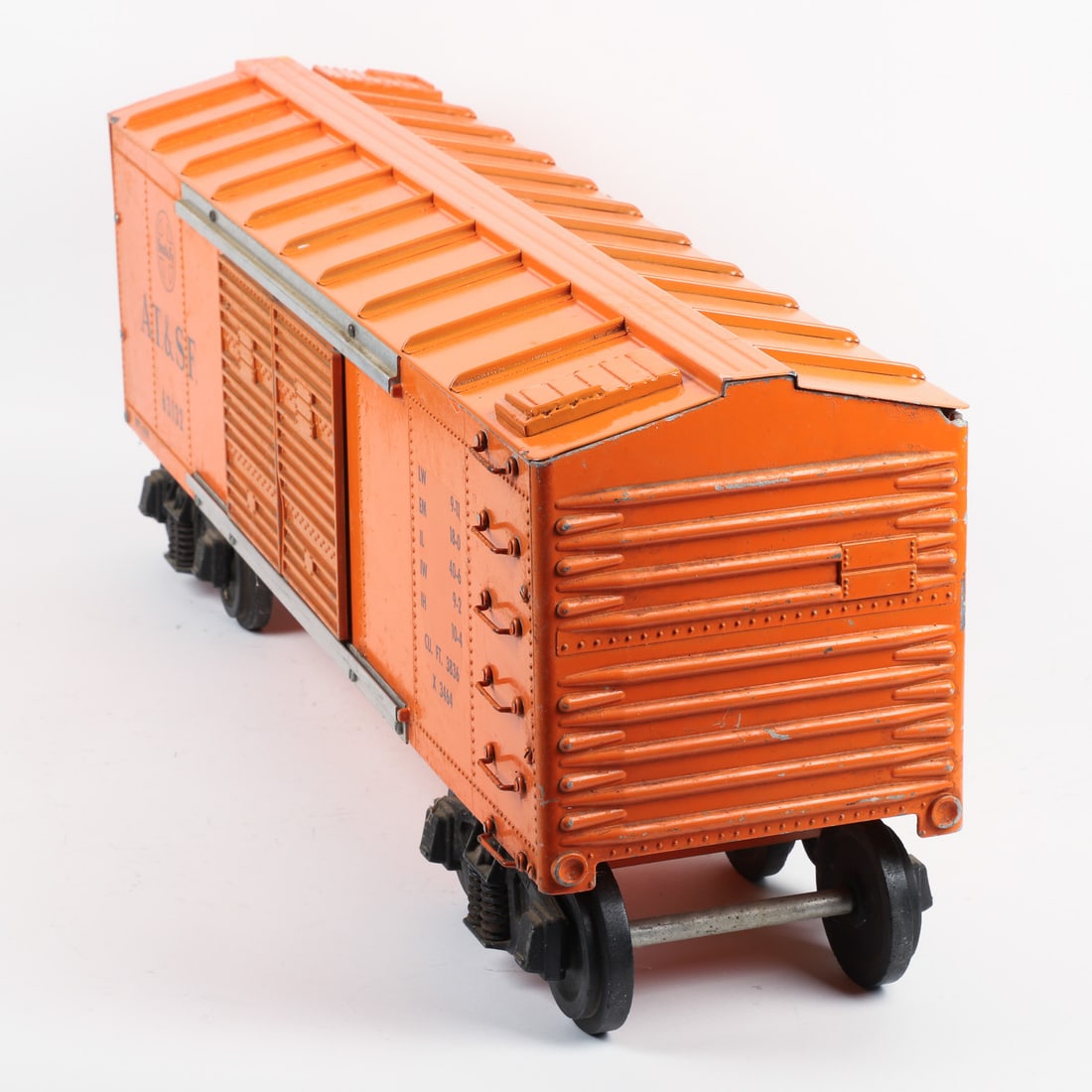 Smith-Miller "Santa Fe A.T.&S.F." Toy Storage Box Car - 5