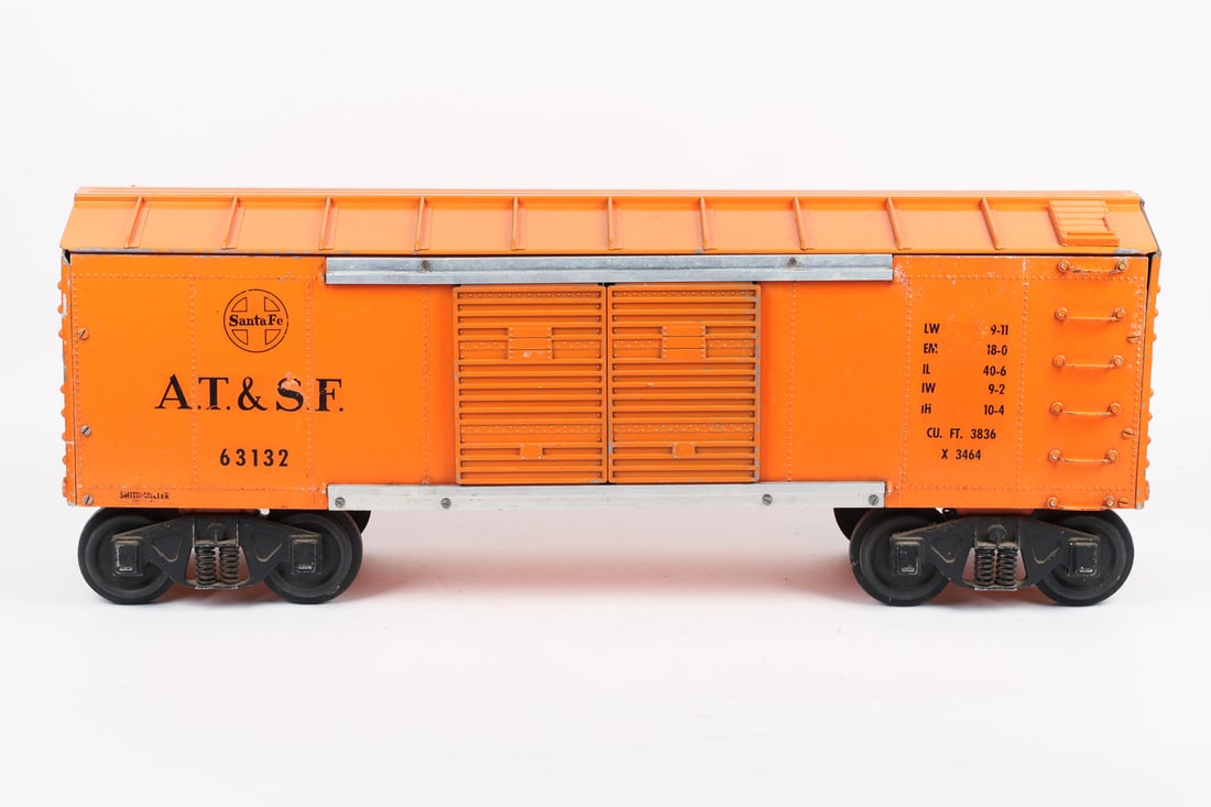 Smith-Miller "Santa Fe A.T.&S.F." Toy Storage Box Car - 6