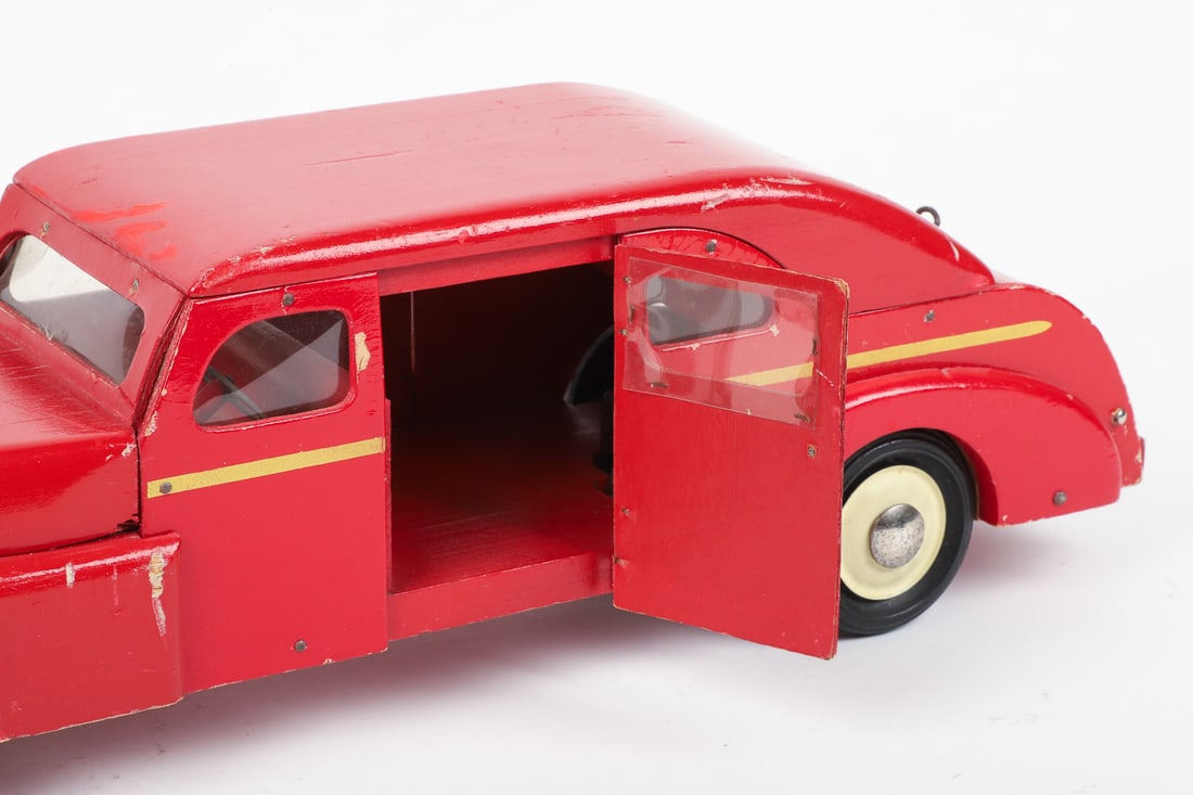 Buddy "L" Friction Wooden "Fire Dept." Truck - 7