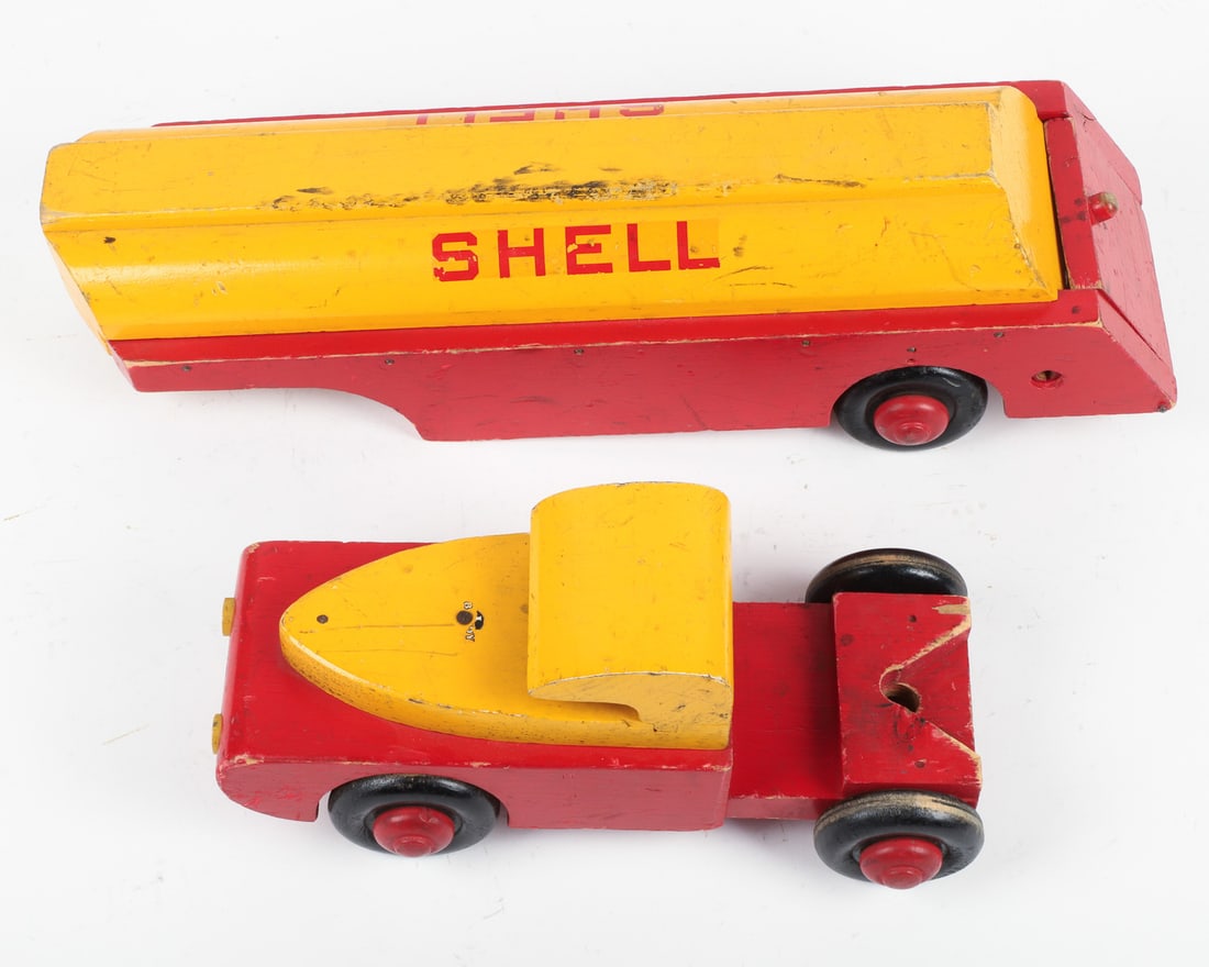 Buddy L Wooden "Shell" Tanker - 7