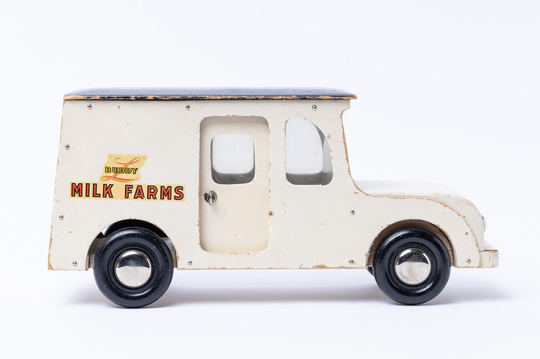 Buddy "L" Wooden "Milk Farms" Truck - 3