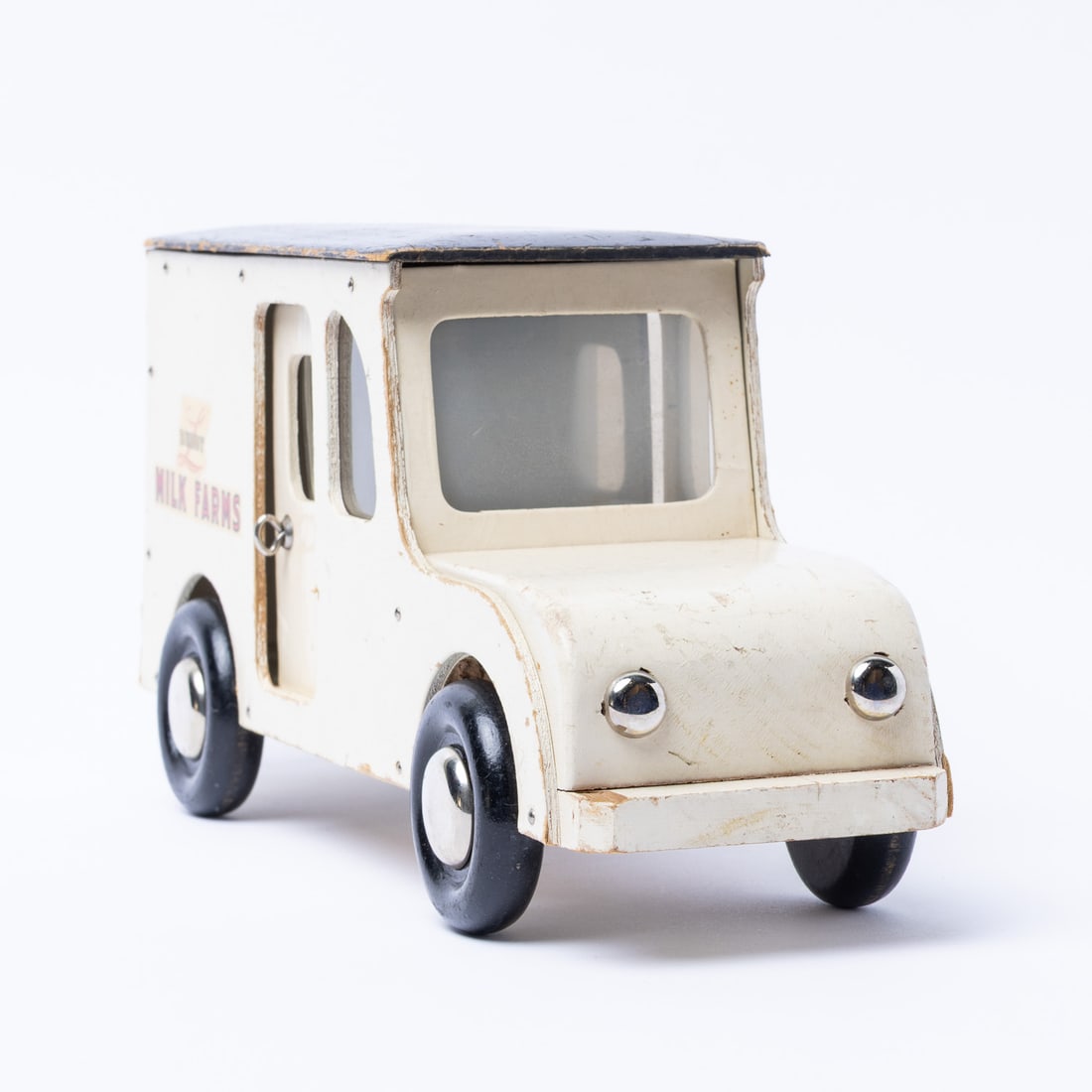 Buddy "L" Wooden "Milk Farms" Truck - 4