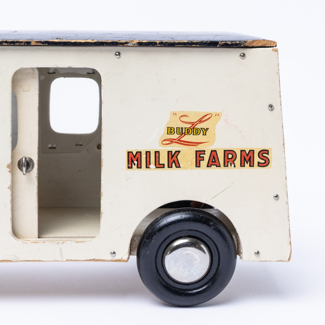 Buddy "L" Wooden "Milk Farms" Truck - 9