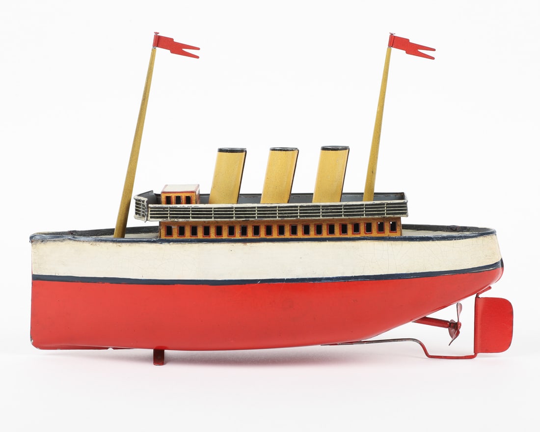 Pair of German Ocean Liners - 4