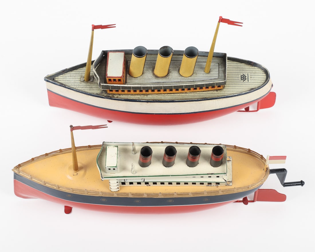 Pair of German Ocean Liners - 8