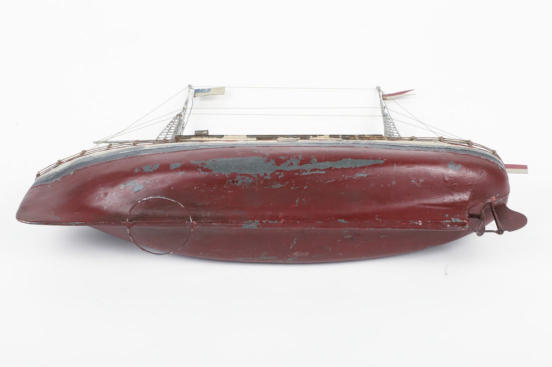 German Four Funnel Ocean Liner - 7