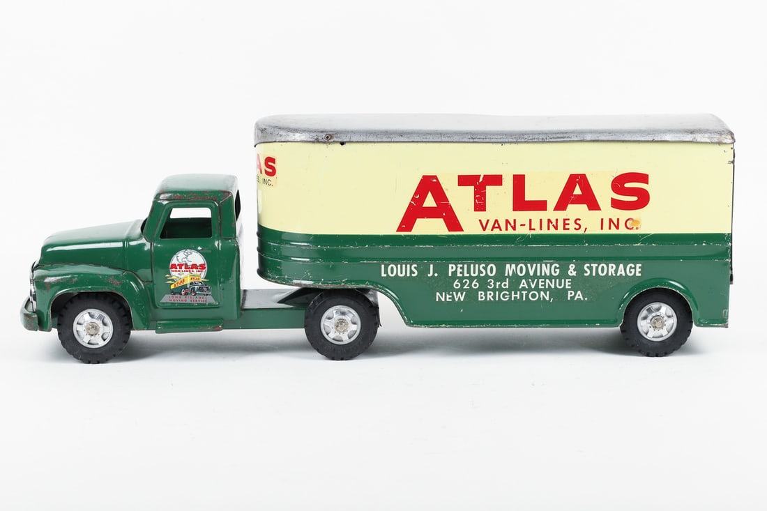 Buddy "L" "Atlas Van Lines" Tractor Trailer - 2